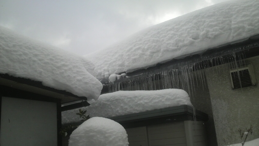 2011.1.17　屋根の雪.JPG
