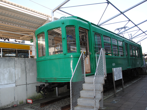 江ノ電601号の保存車両