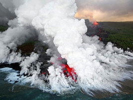 地球の超巨大火山噴火、マグマの浮力が引き金に
