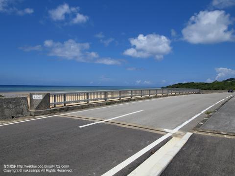石垣島の県道206号線の風景